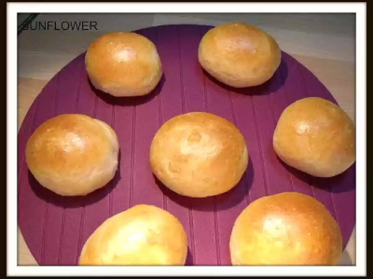 Bollos de leche con y sin azúcar