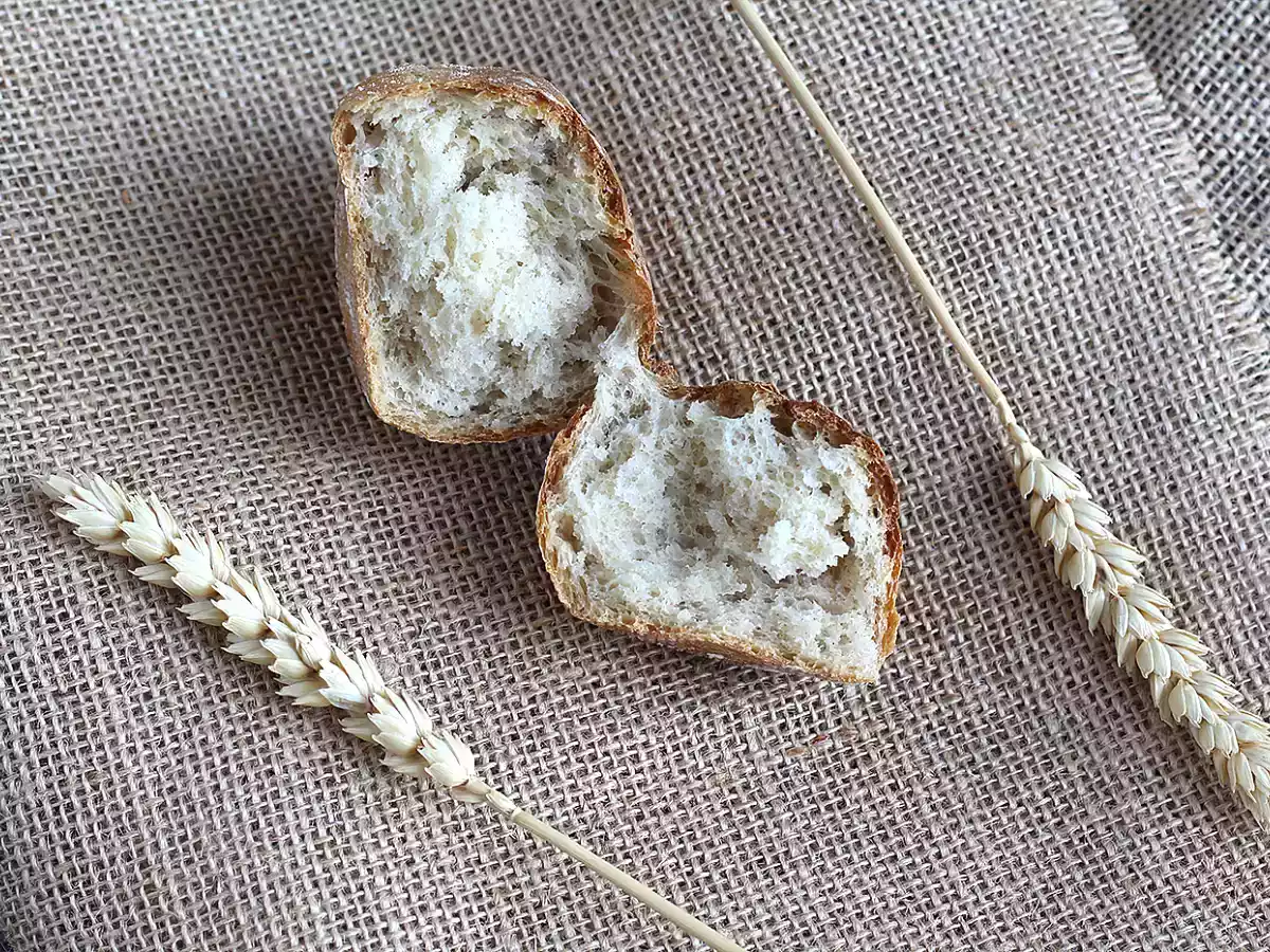 Bollos de pan sin amasado - ¡Resultado crujiente y tierno! - foto 2