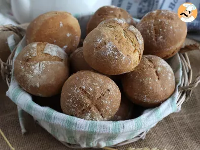 Bollos de pan sin amasado - ¡Resultado crujiente y tierno! - foto 4