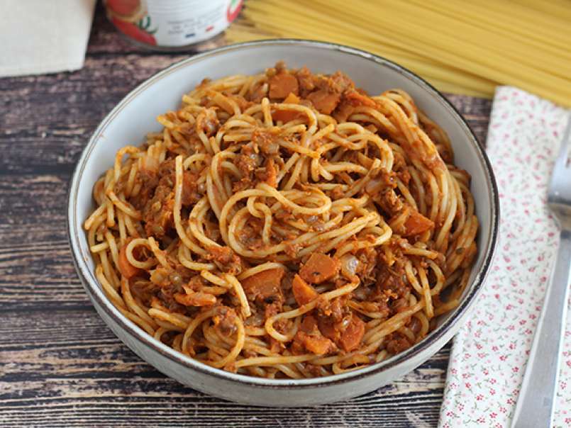 Boloñesa vegetariana para tus espaguetis - foto 3