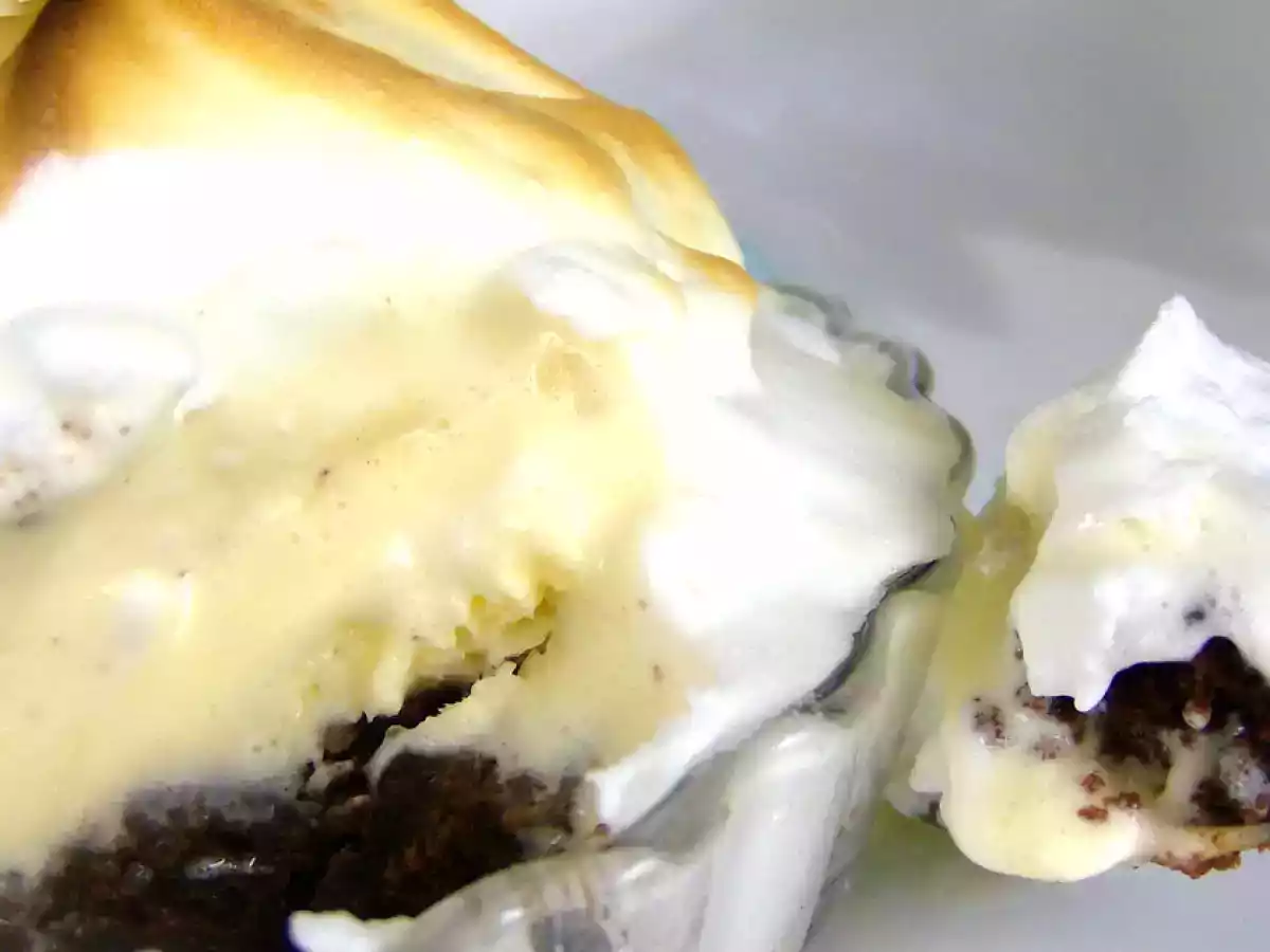 Bomba alaska con brownie y helado - foto 2