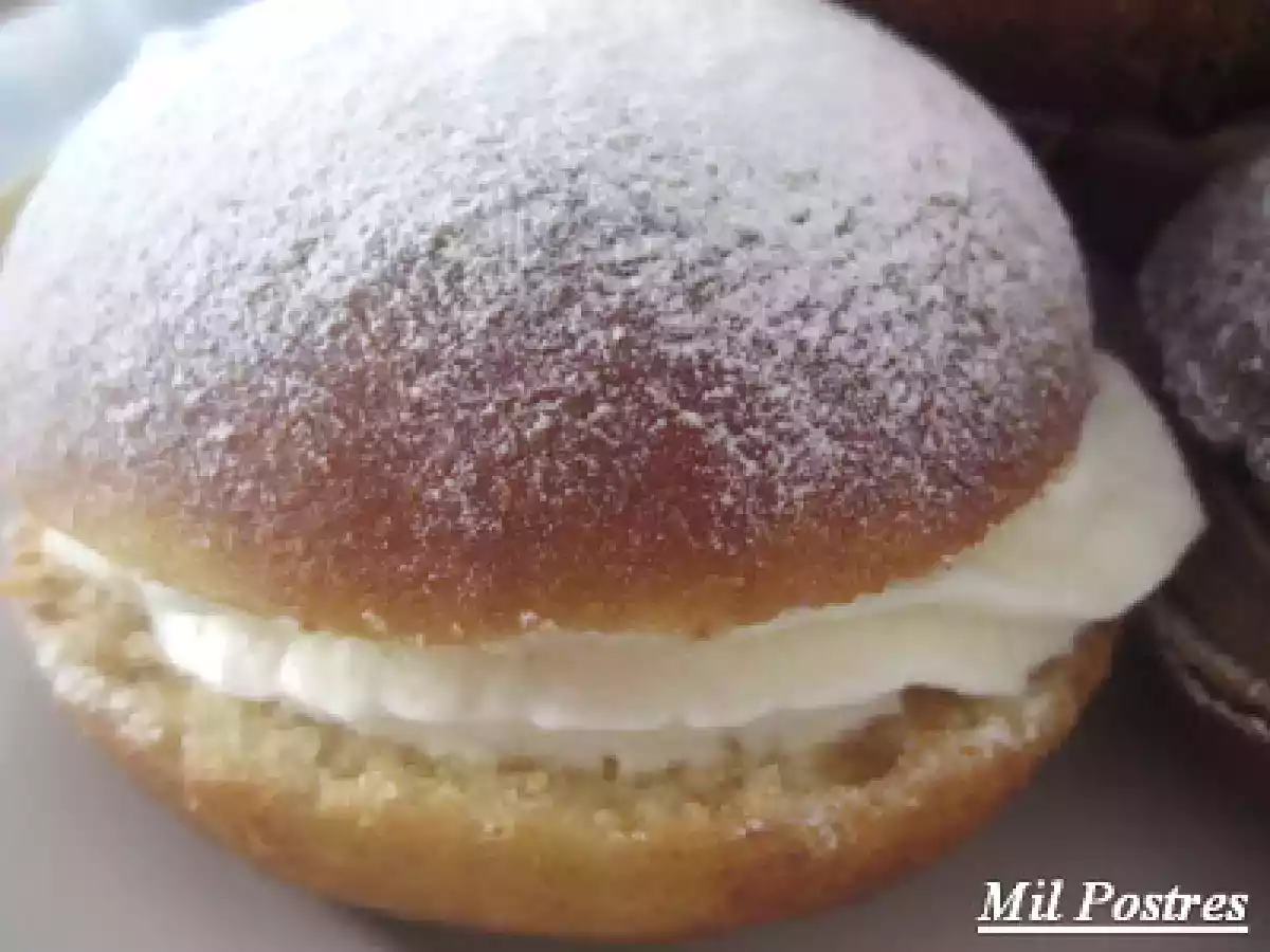 Bombas de nata y trufa