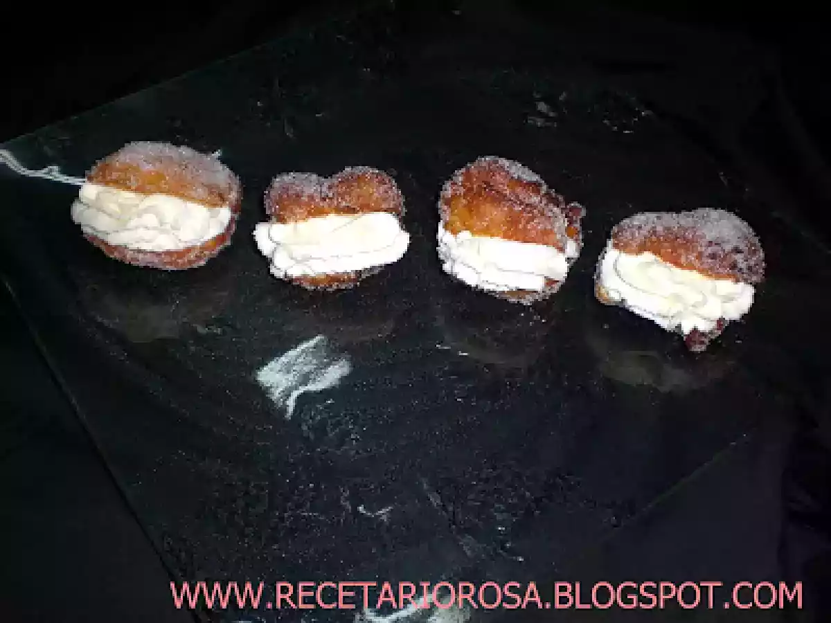 BOMBAS RELLENAS DE NATA O CREMA - foto 5