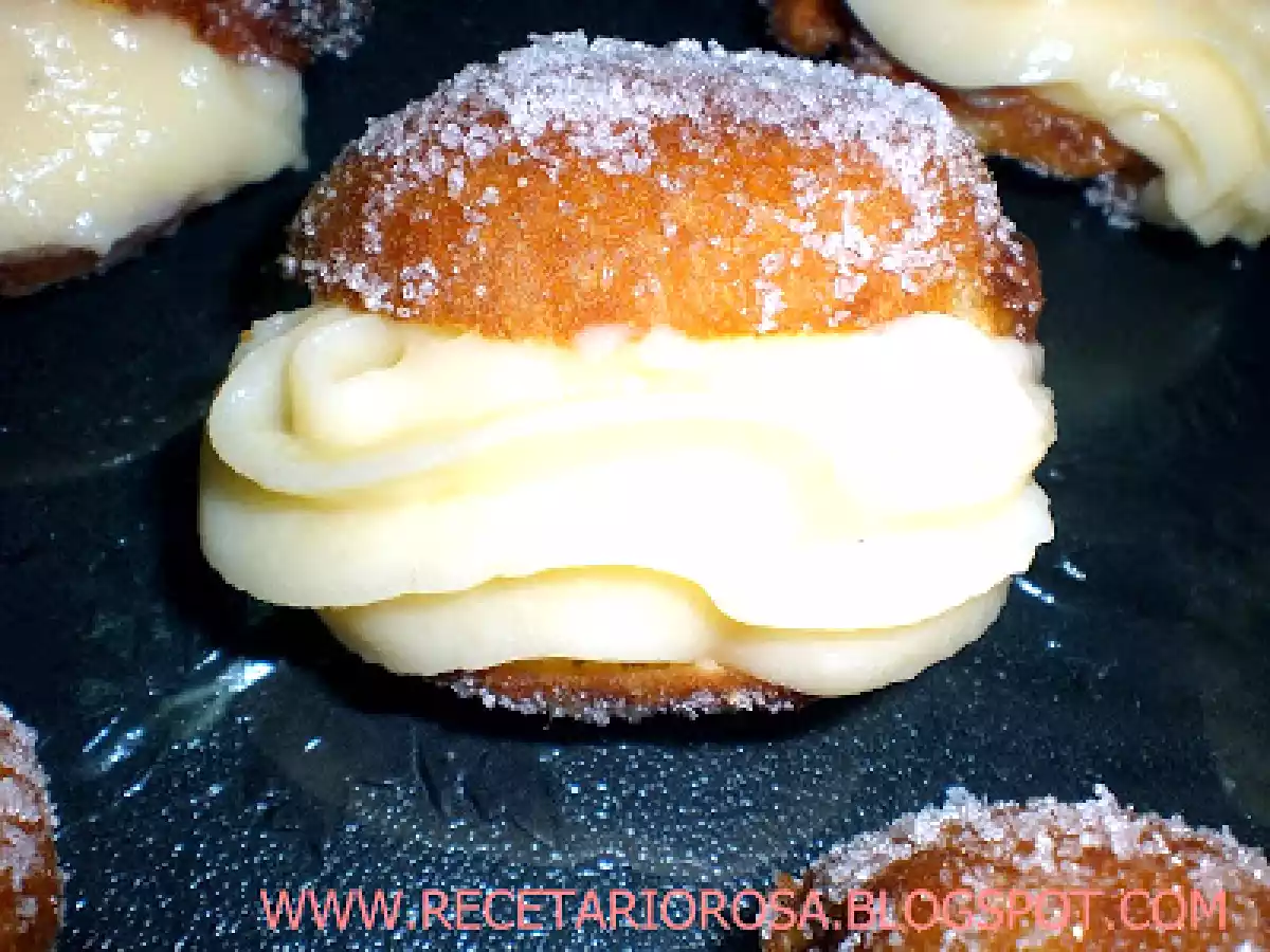 BOMBAS RELLENAS DE NATA O CREMA - foto 6