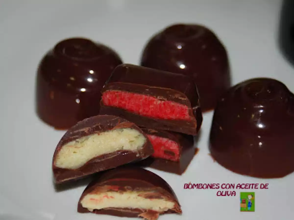 BOMBONES DE ACEITE DE OLIVA VIRGEN EXTRA