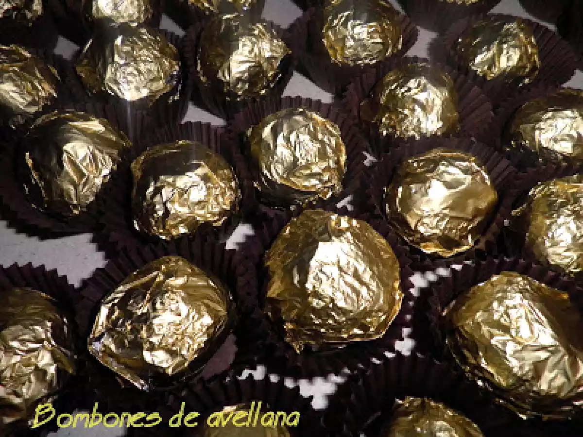 Bombones de avellana