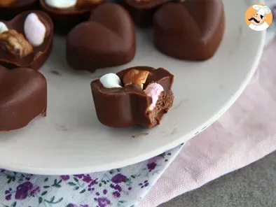 Bombones de chocolate con esponjitas y avellanas - foto 4