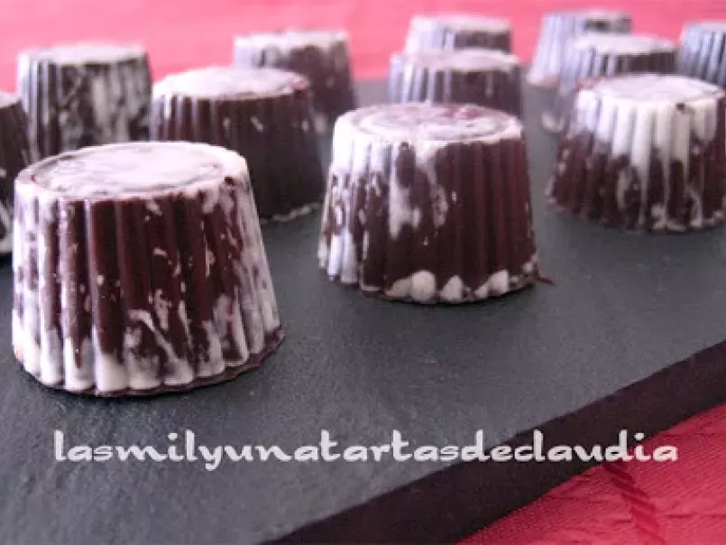 Bombones de chocolate rellenos con praliné de almendras - foto 2