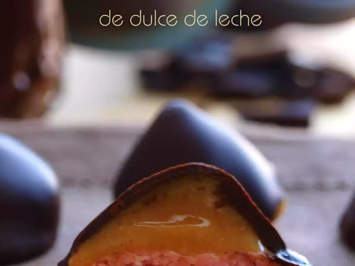 Bombones de dulce de leche