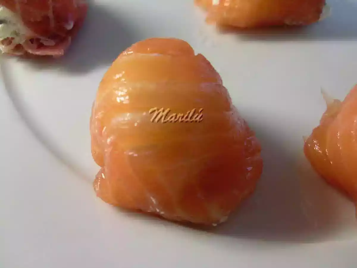 BOMBONES DE JAMÓN Y SALMÓN - foto 2