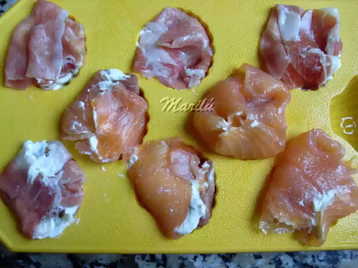 BOMBONES DE JAMÓN Y SALMÓN - foto 4