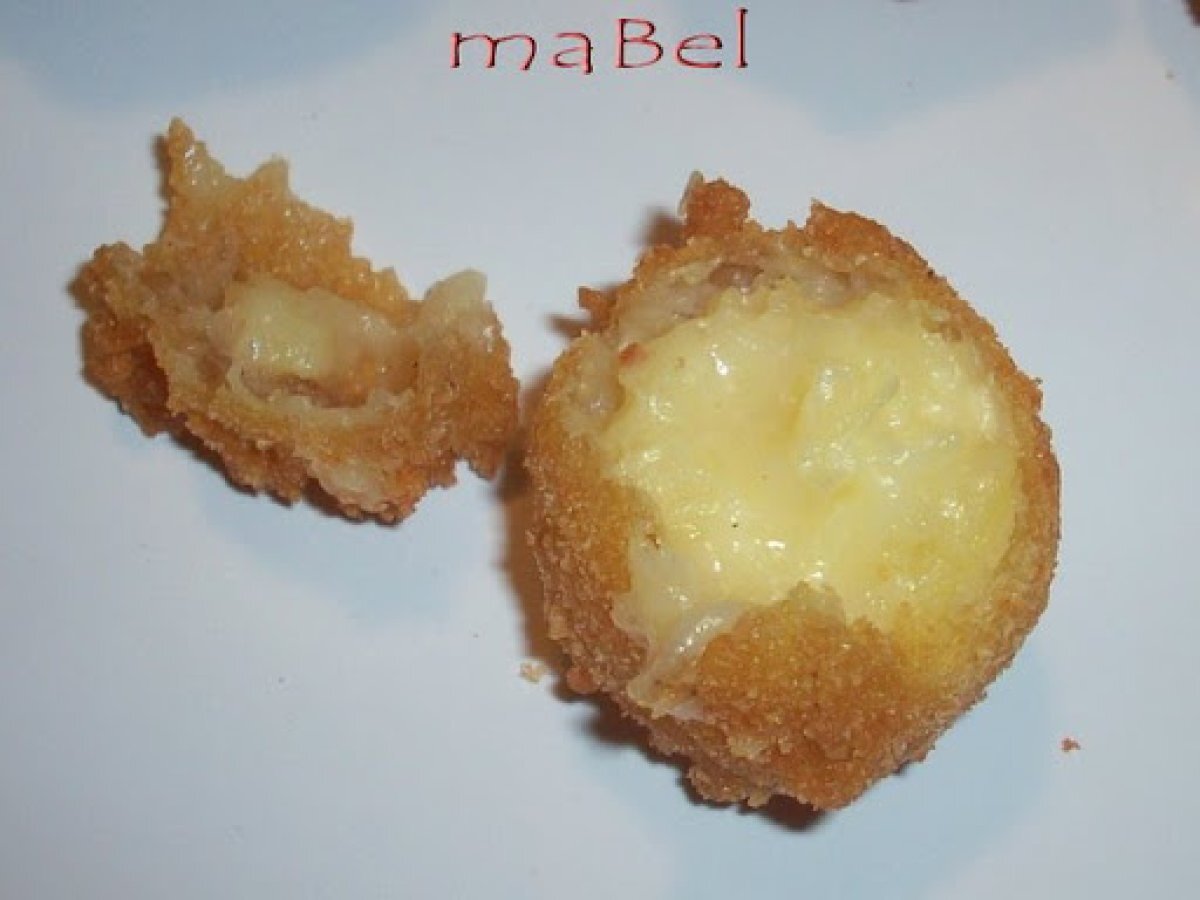Bombones de patata y queso tipo quepapas de pizza hut Receta Petitchef