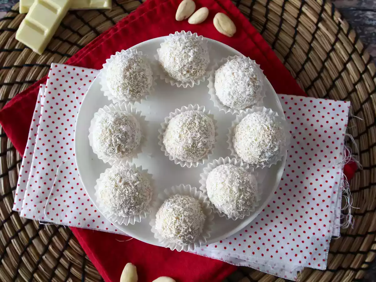 Bombones Raffaello caseros - foto 4