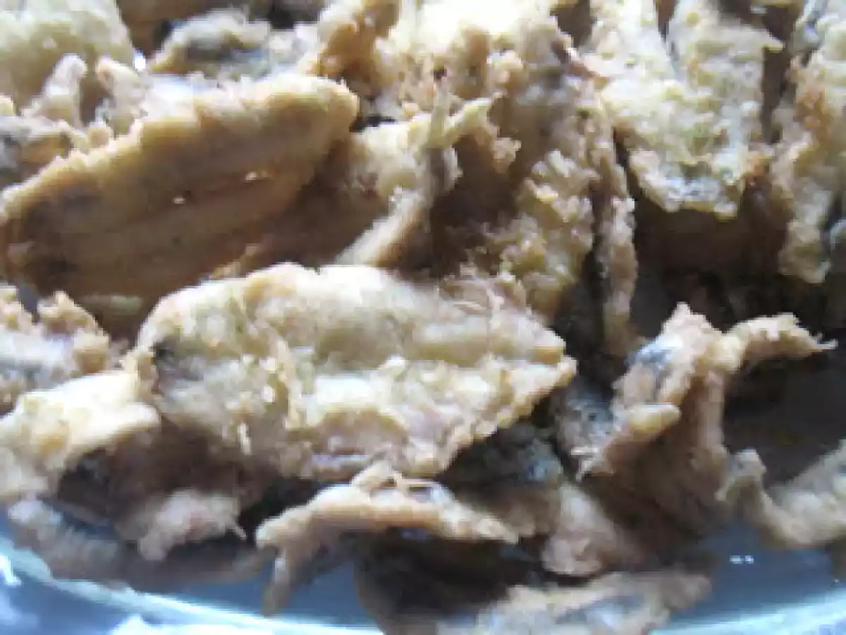 Boquerones aliñados y fritos