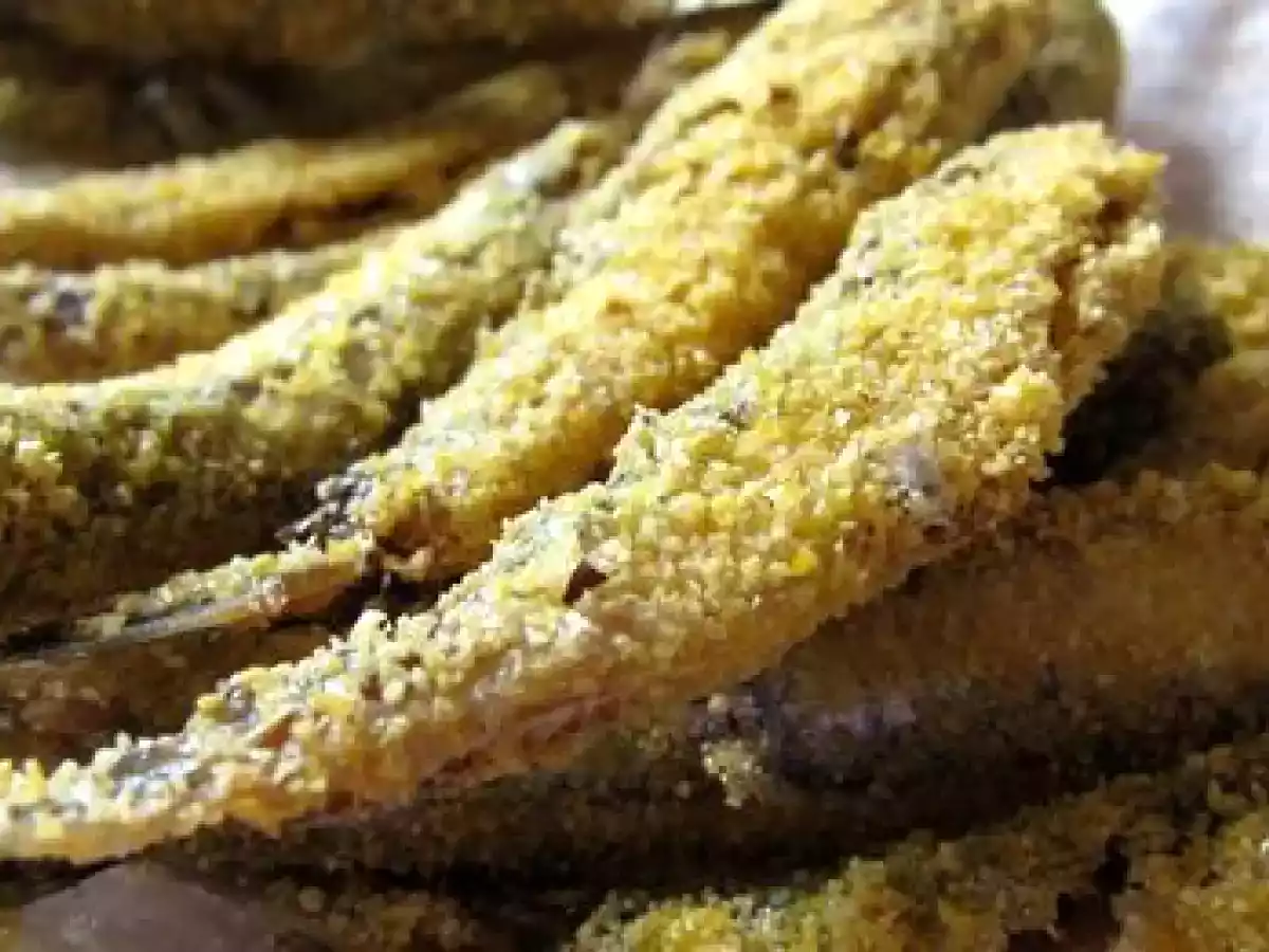 Boquerones fritos rebozados en polenta - foto 6