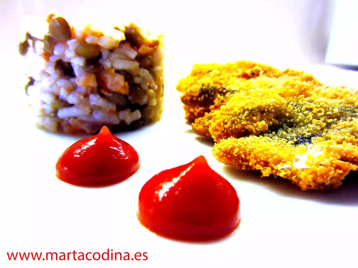 Boquerones rebozados y ensalada de lentejas - foto 4