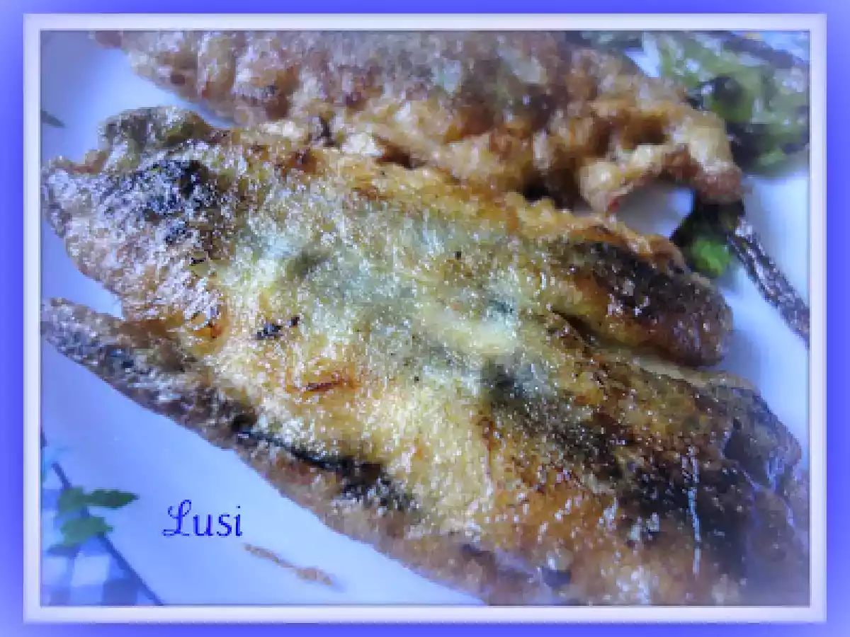 Boquerones rebozados y rellenos de pimiento verde - foto 3