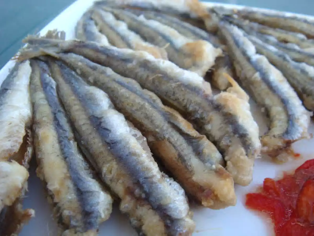 Boquerones Vitorianos con Ensalada de Pimientos y Tomate Picado - foto 2