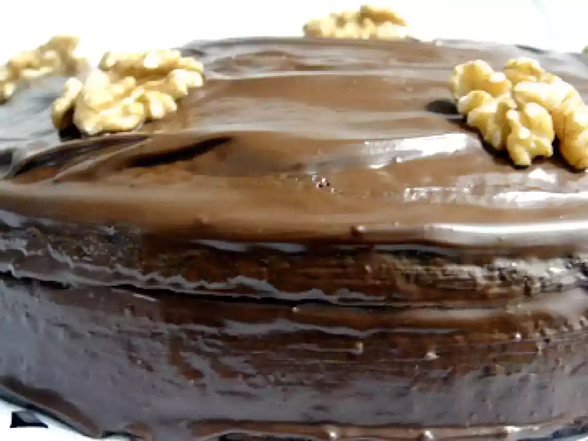 Boston cream pie o tarta de crema y chocolate - foto 3