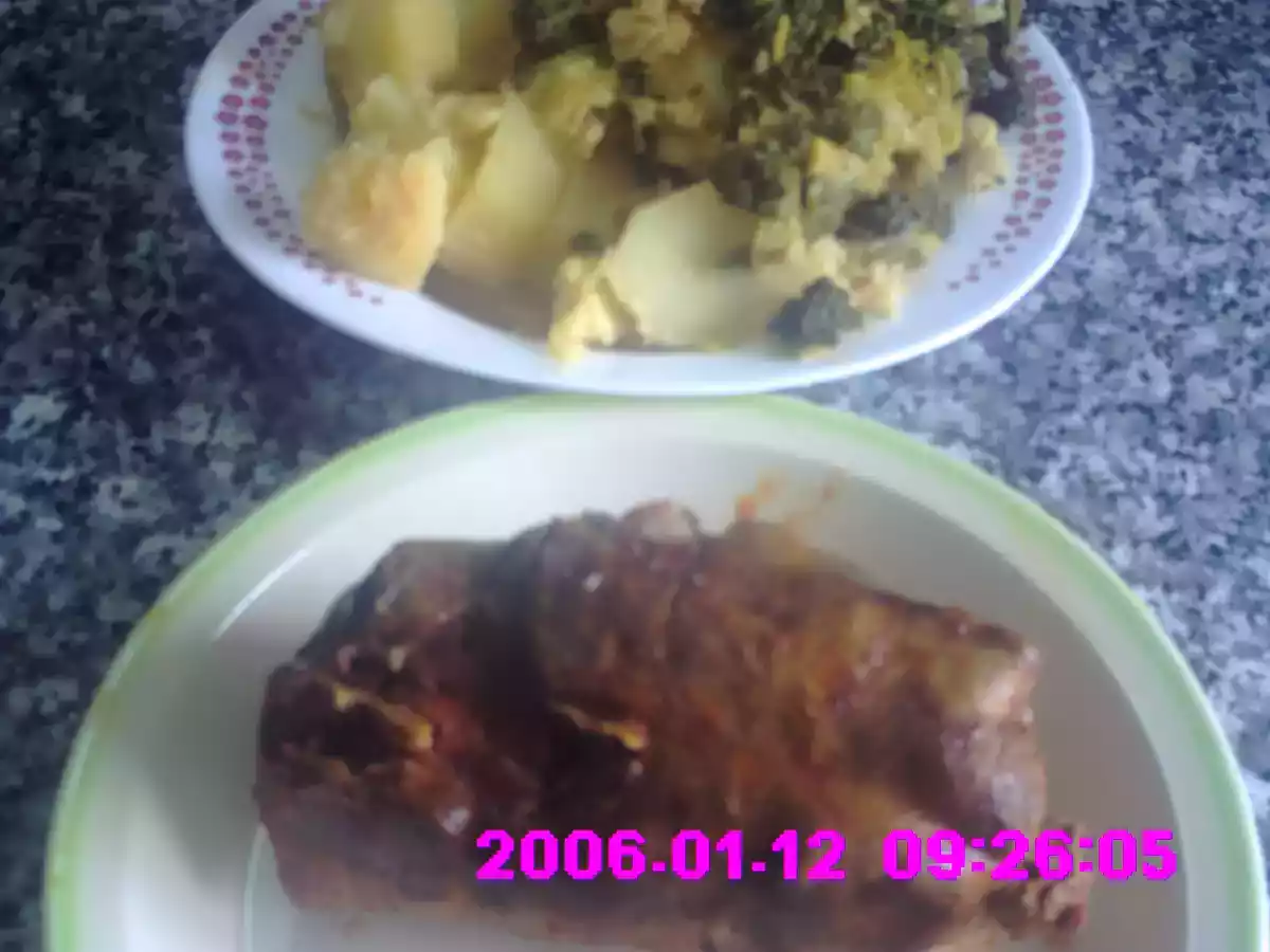 Botillo con verdura y cachelos