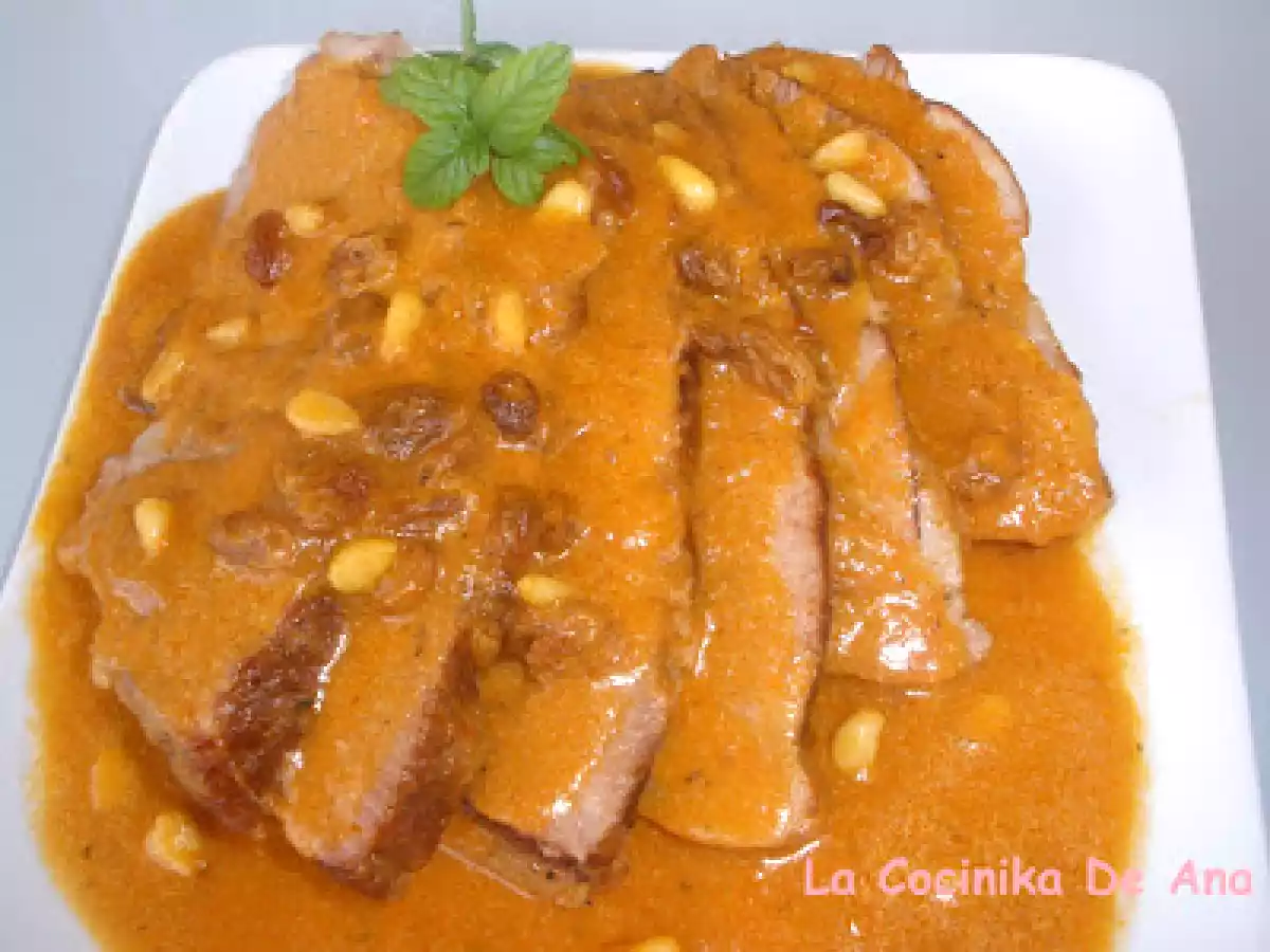 Braseado de cabezada de cerdo