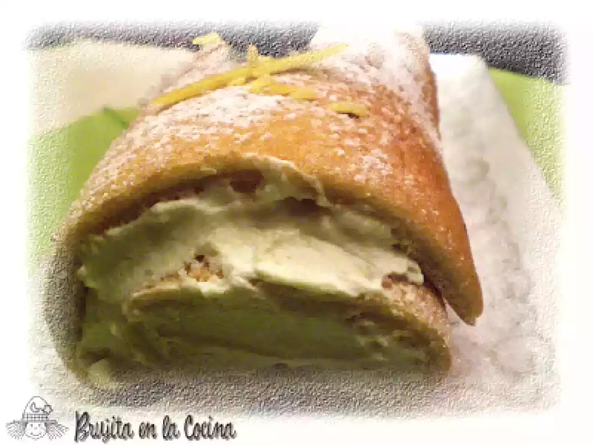 Brazo de gitano con crema de limón para papá - foto 2