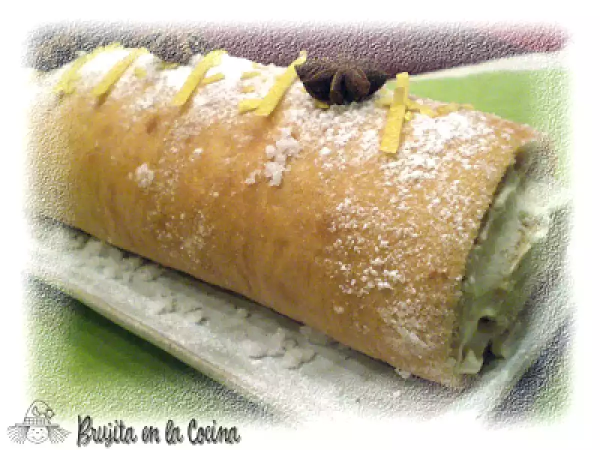 Brazo de gitano con crema de limón para papá - foto 3
