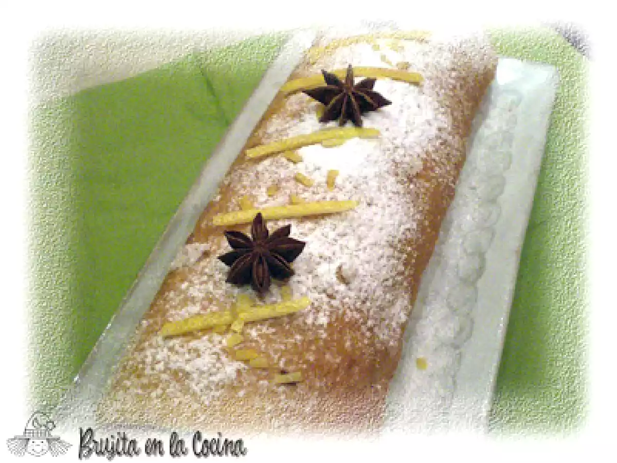 Brazo de gitano con crema de limón para papá - foto 4