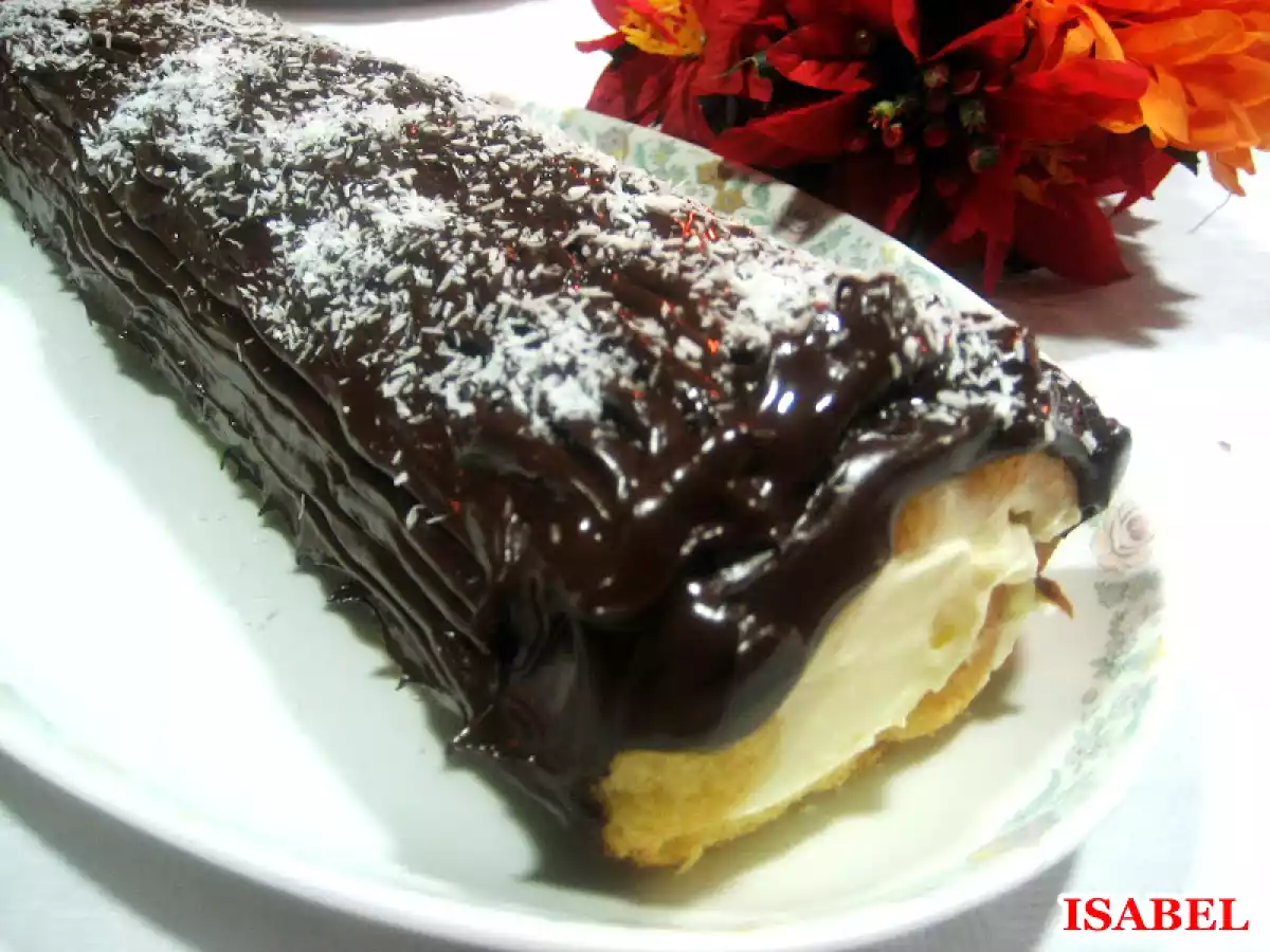 Brazo de gitano con crema mascarpone