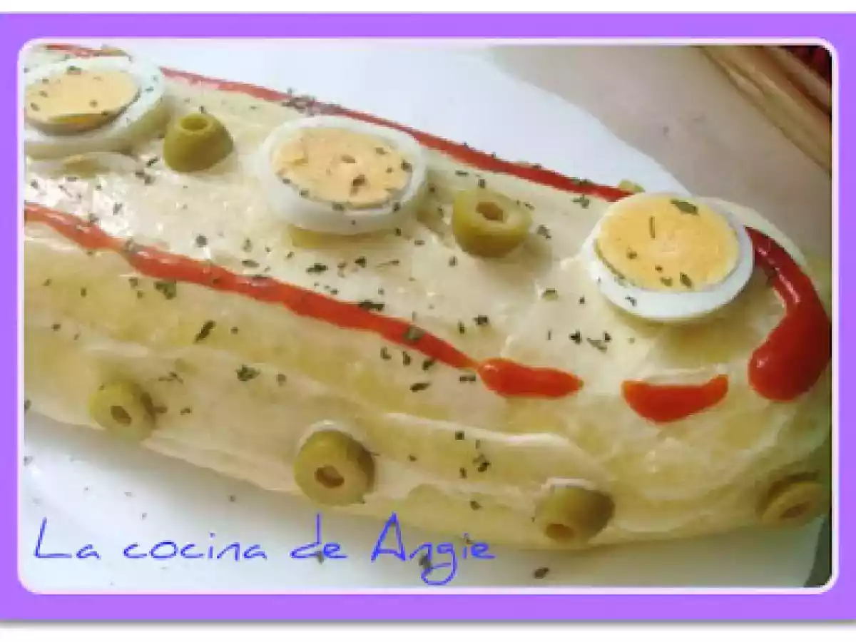 Brazo de gitano de atún y patata