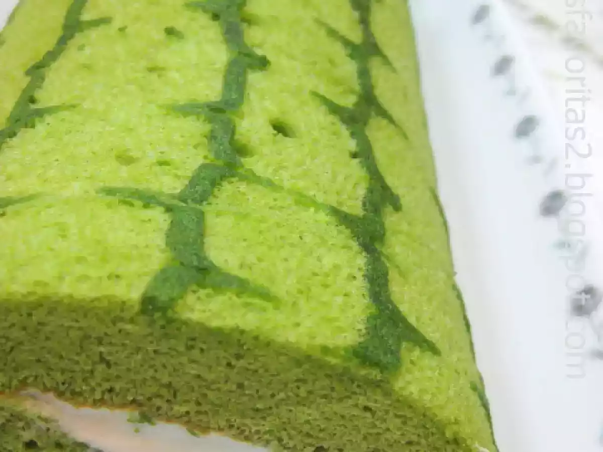 Brazo de gitano de matcha