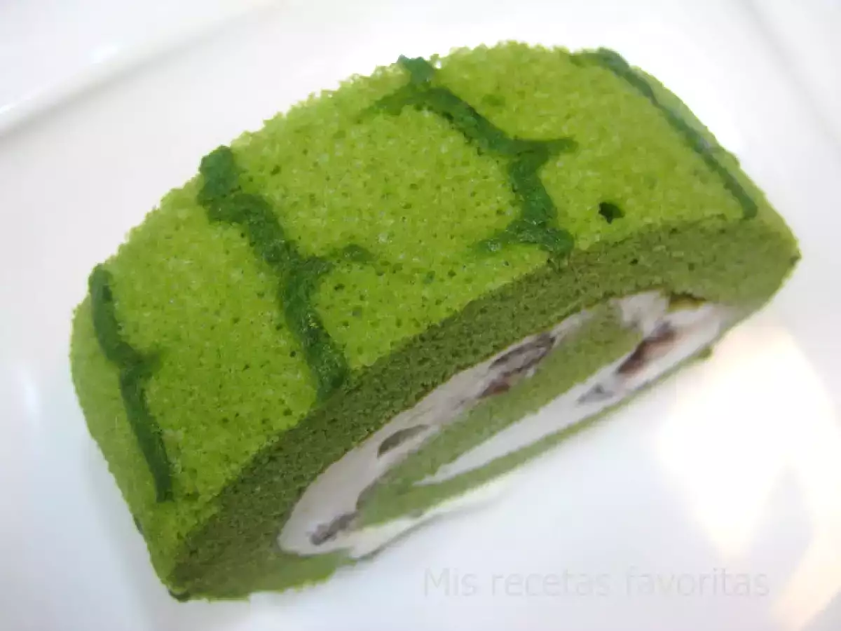 Brazo de gitano de matcha - foto 4