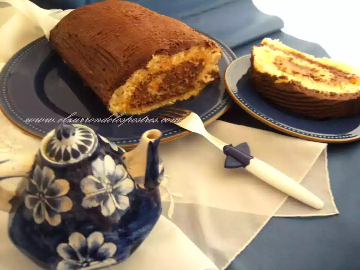 Brazo de Gitano Naranja/ Chocolate