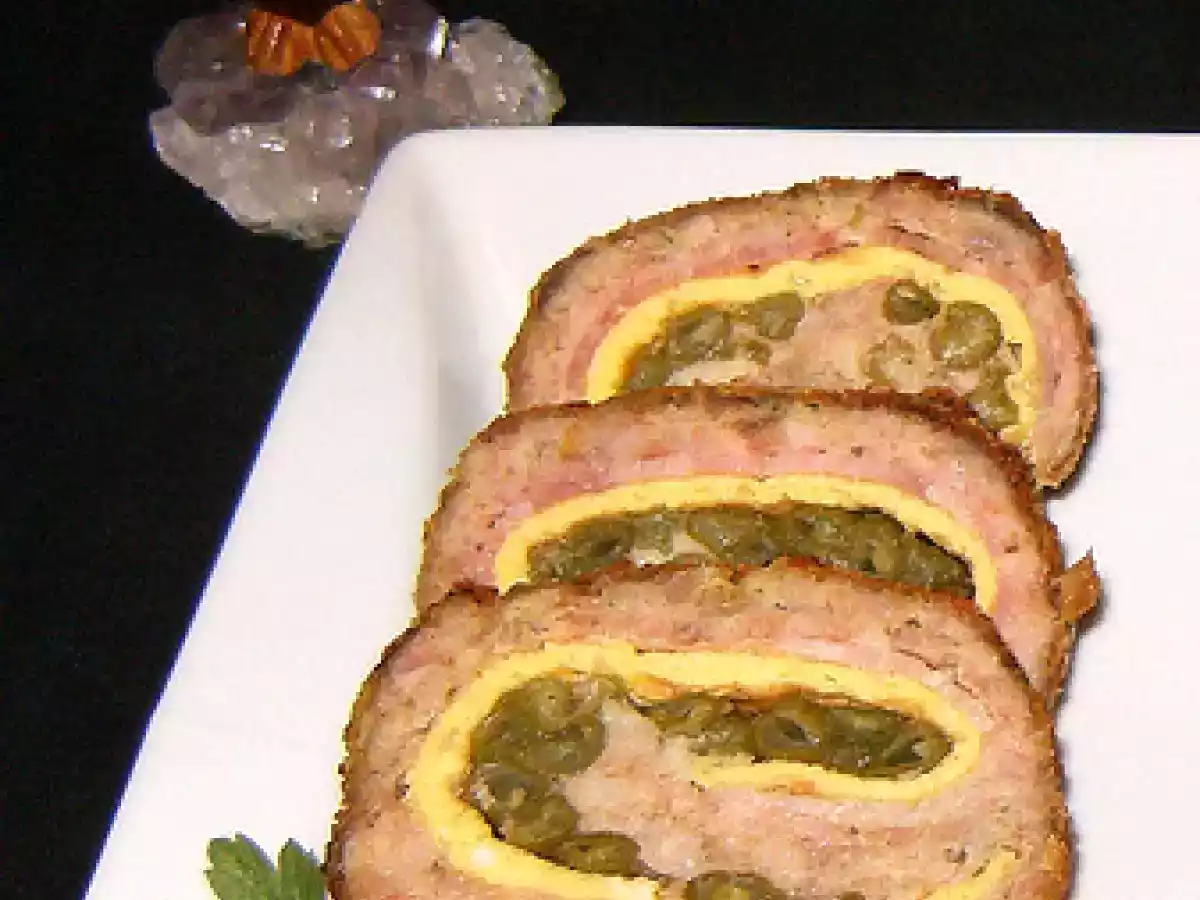 Brazo de gitano salado - Rollo de carne picada - foto 2