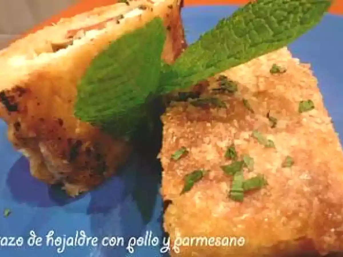 BRAZO DE HOJALDRE CON POLLO Y PARMESANO