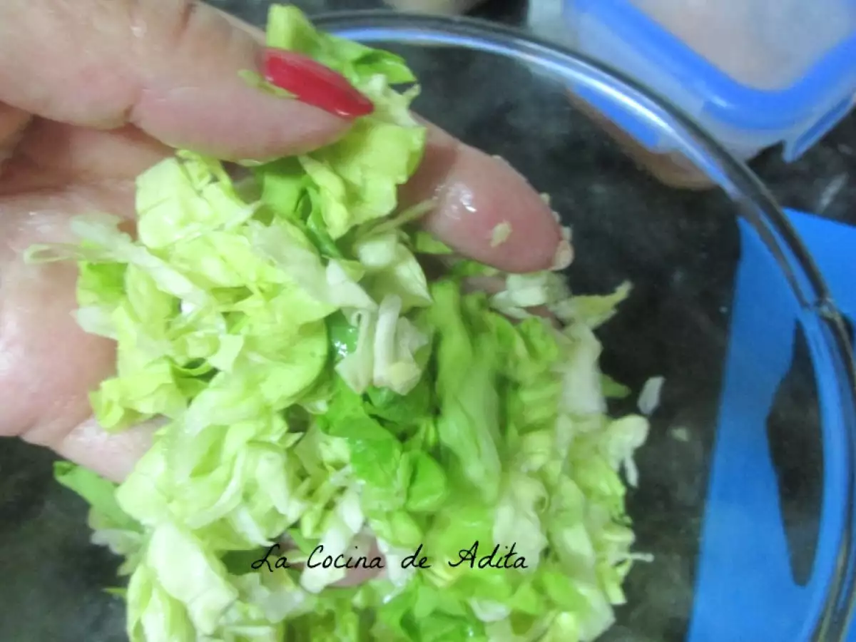 Brazo de puré de patatas, relleno de mariscos - foto 3