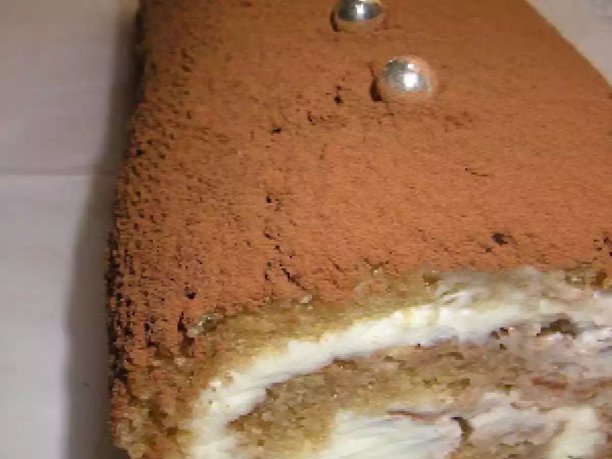 Brazo de tiramisú.