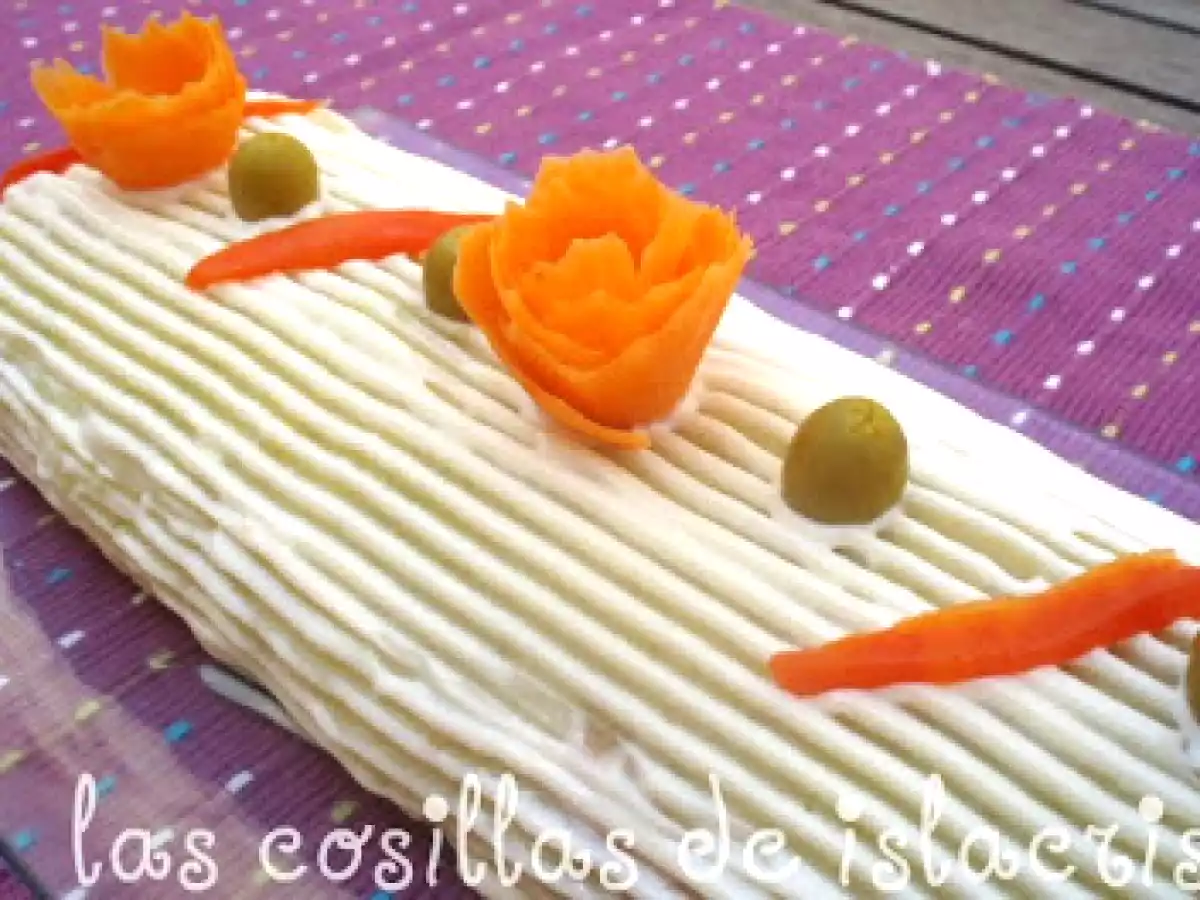 Brazo gitano de patatas