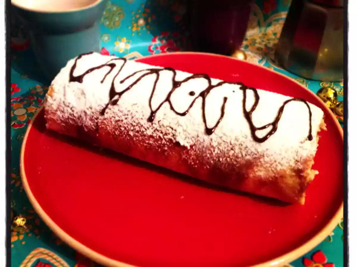 Brazo nevado de crema de café con nueces - foto 3