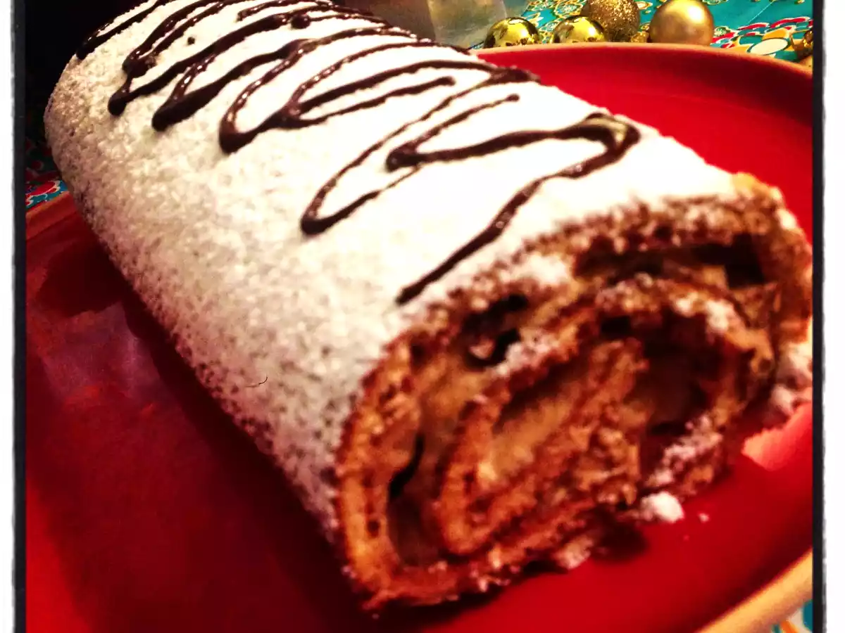 Brazo nevado de crema de café con nueces - foto 4