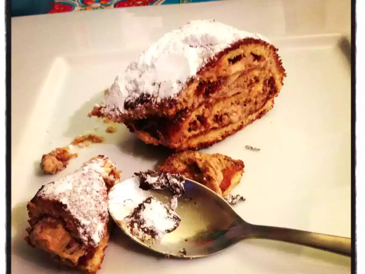 Brazo nevado de crema de café con nueces - foto 5