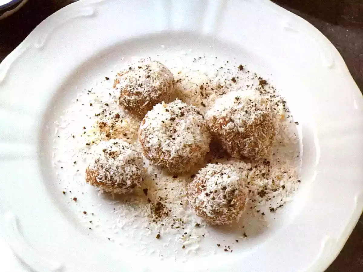 Brigadeiros con café