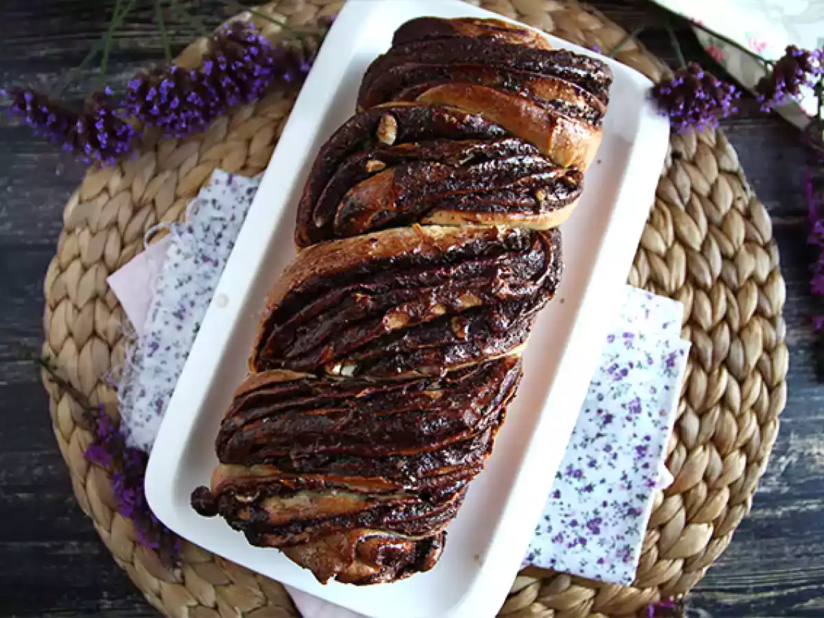 Brioche babka de chocolate y avellanas - foto 3