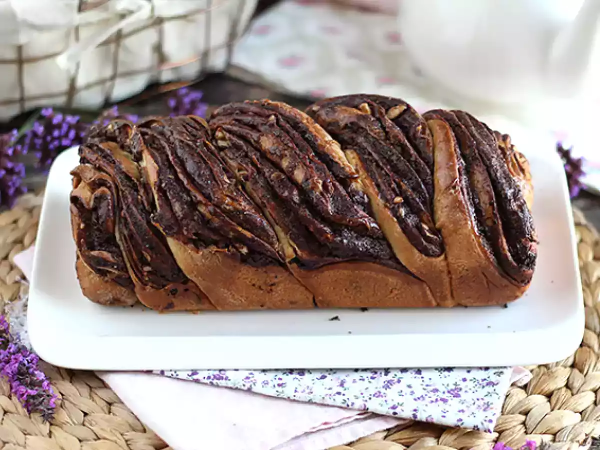 Brioche babka de chocolate y avellanas - foto 4