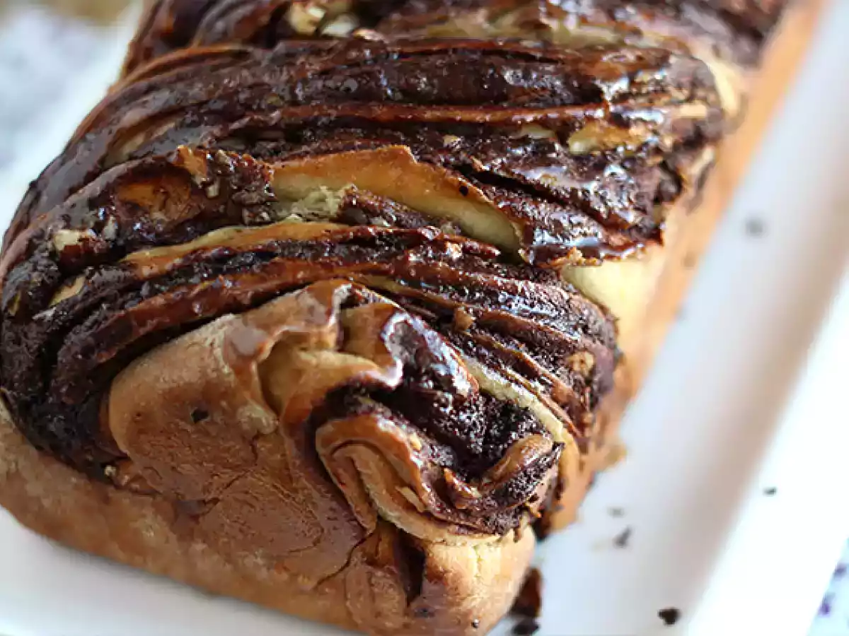 Brioche babka de chocolate y avellanas - foto 5