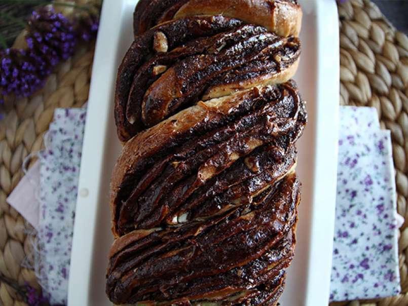 Brioche babka de chocolate y avellanas - foto 6