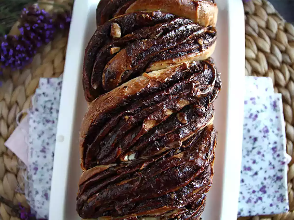 Brioche babka de chocolate y avellanas - foto 6