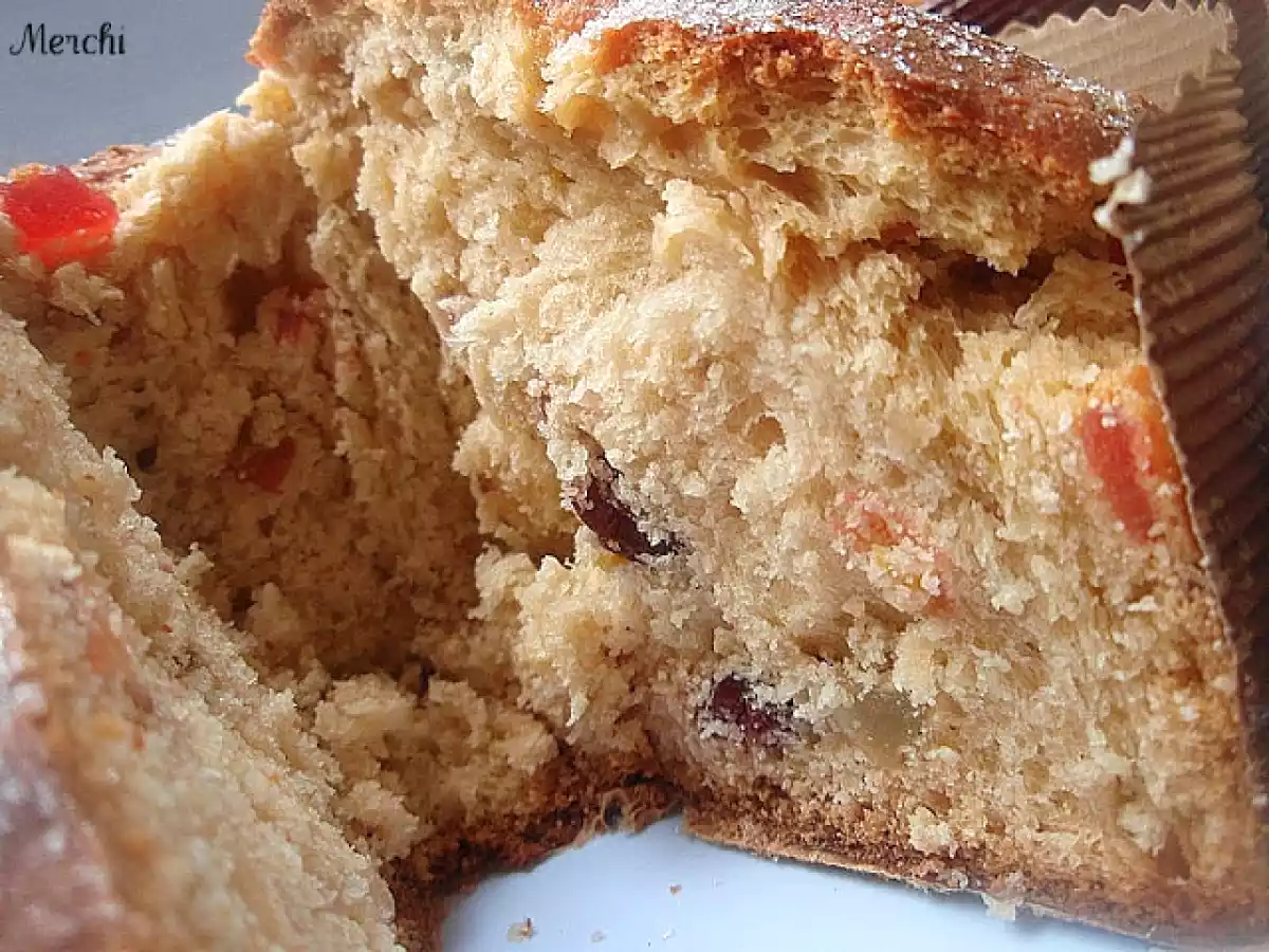 Brioche con frutas escarchadas y arándanos (amasado en panificadora) - foto 3