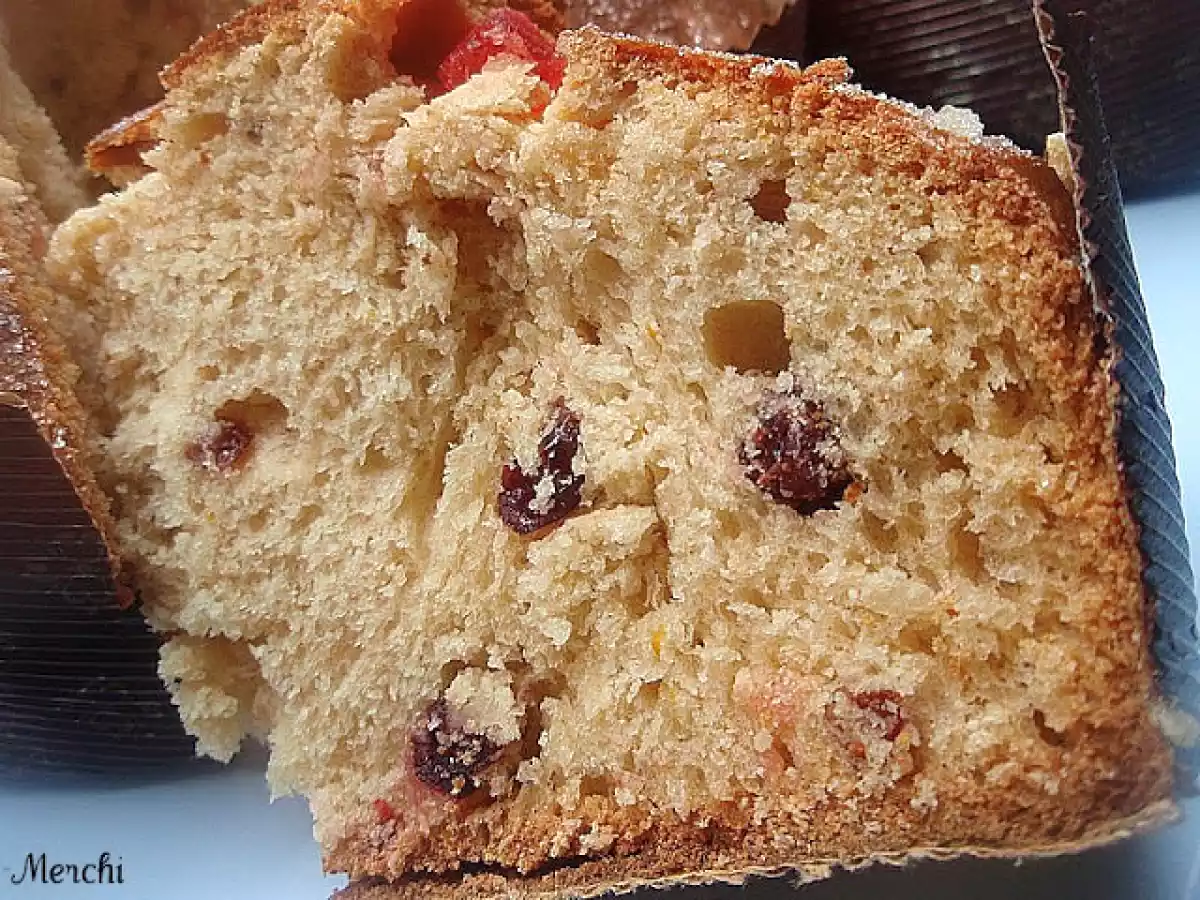 Brioche con frutas escarchadas y arándanos (amasado en panificadora) - foto 7