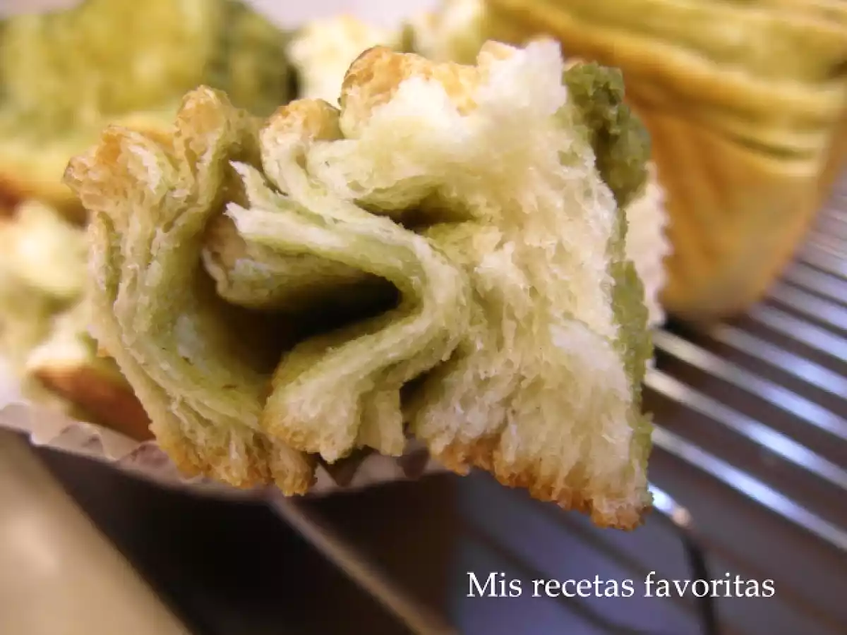 Brioche jaspeado con matcha - foto 3
